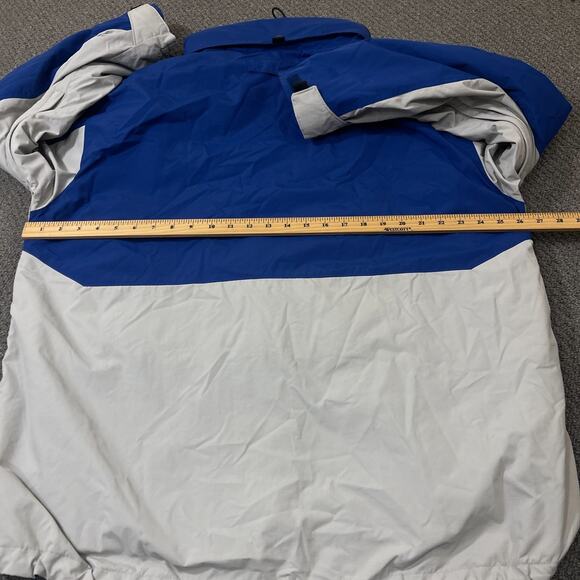 Vintage Tommy Hilfiger Jacket Mens Size XXL Hoodie Blue Windbreaker Snow Ski Y2K - Picture 12 of 14